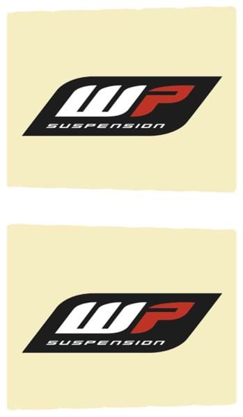 Bild von KTM - Gabelschutzaufkleber Set "Transparent"