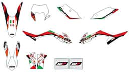 Bild von KTM - Six Days Grafik Kit "Italien" EXC "14>